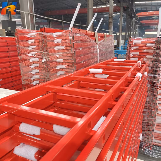 Gerade Gerüststufenleiter aus Stahl oder Aluminium/Aluminium